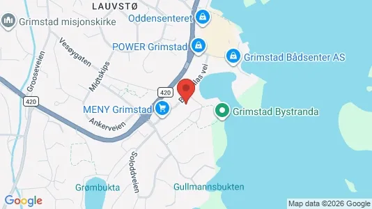 Büros zur Miete i Grimstad – Foto von Google Street View