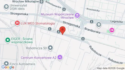 Espacios de oficina En alquiler i Wrocław - Foto de Google Street View