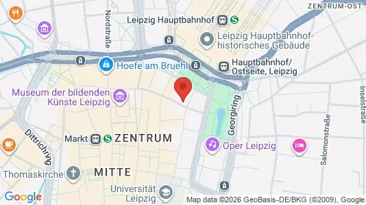 Kontorlokaler til leje i Leipzig - Foto fra Google Street View