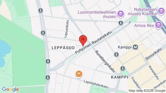 Büros zur Miete i Helsinki Eteläinen - kort over placeringen