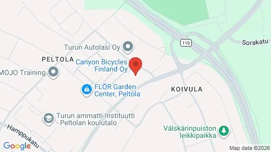 Office spaces for rent i Turku - kort over placeringen