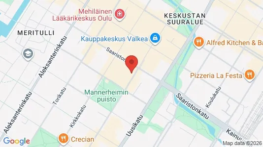 Kontorlokaler til leje i Oulu - Foto fra Google Street View