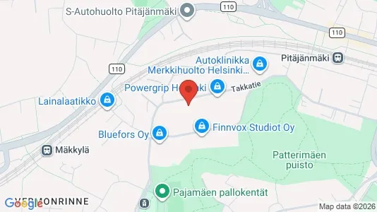 Gewerbeflächen zur Miete i Helsinki Läntinen – Foto von Google Street View