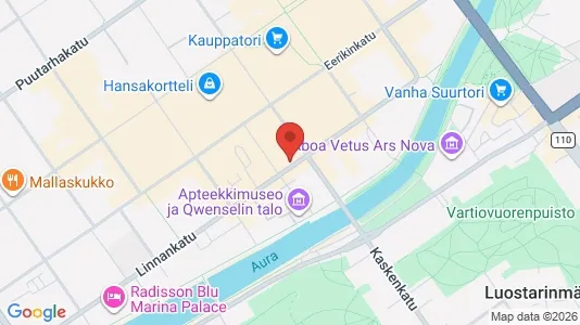Office spaces for rent i Turku - kort over placeringen