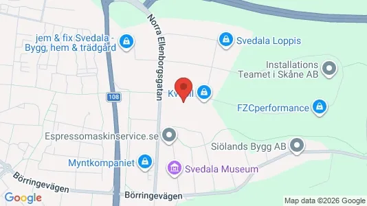 Toimistotilat Vuokrattavana i Svedala - Kuva Google Street Viewstä