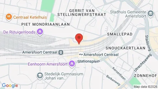 Kontorer til leie i Amersfoort - kort over placeringen