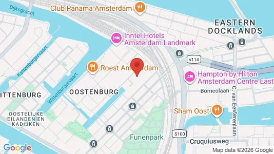 Kontorer til leie i Amsterdam Centrum - kort over placeringen