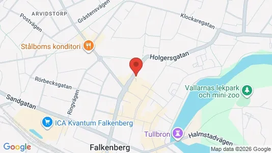 Kontorlokaler til leje i Falkenberg - Foto fra Google Street View