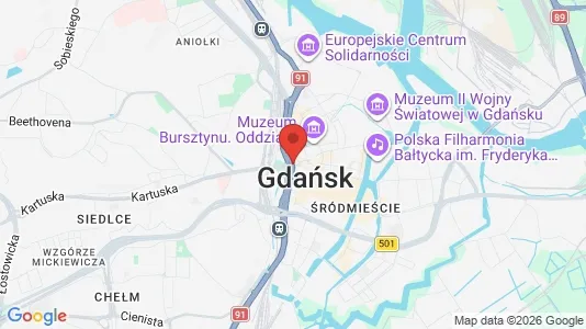 Lokaler til leje i Gdańsk - Foto fra Google Street View