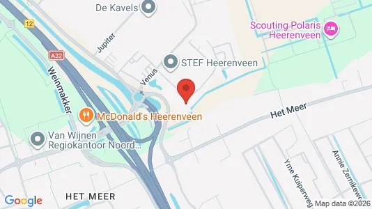 Office spaces for rent i Heerenveen - kort over placeringen