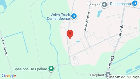 Commercial properties for sale i Beerse - kort over placeringen
