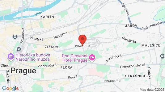 Büros zur Miete i Prag 3 – Foto von Google Street View