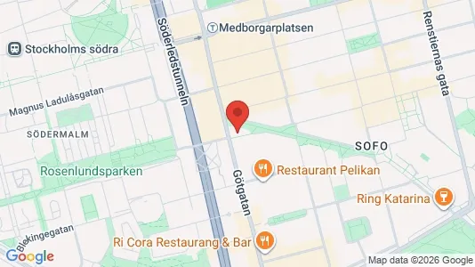 Büros zur Miete i Södermalm – Foto von Google Street View