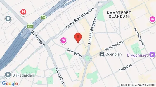 Kontorlokaler til leje i Vasastan - Foto fra Google Street View