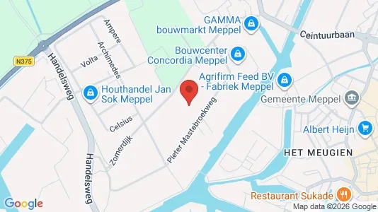 Lokaler til leje i Meppel - Foto fra Google Street View