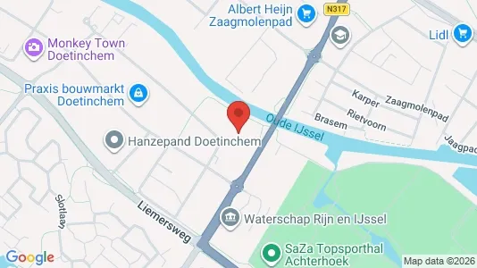 Lagerlokaler för uthyrning i Doetinchem - kort over placeringen