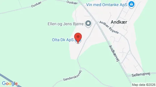 Warehouses for rent i Børkop - kort over placeringen