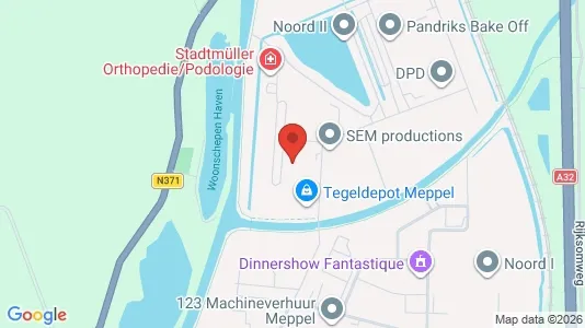 Bedrijfsruimtes te huur i Meppel - Foto uit Google Street View