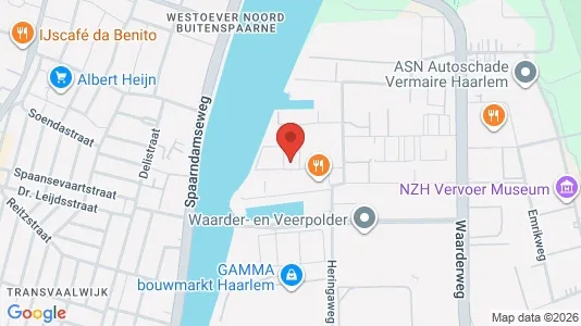 Nieruchomości komercyjne Do wynajęcia i Haarlem - kort over placeringen