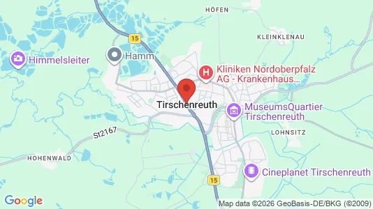 Büros zur Miete i Tirschenreuth – Foto von Google Street View
