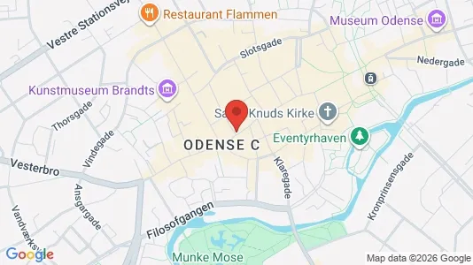 Büros zur Miete i Odense C – Foto von Google Street View