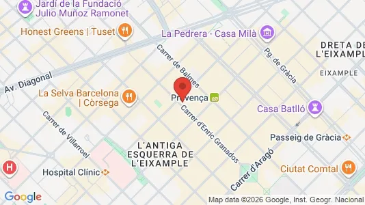 Kontorlokaler til leje i Barcelona Eixample - Foto fra Google Street View