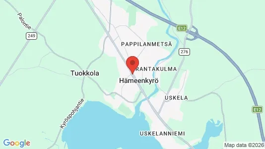 Butikslejemål til leje i Hämeenkyrö - kort over placeringen