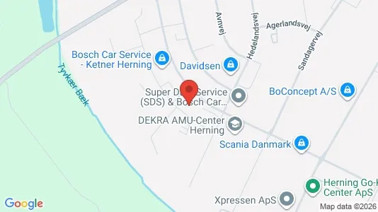 Lager zur Miete i Herning – Foto von Google Street View