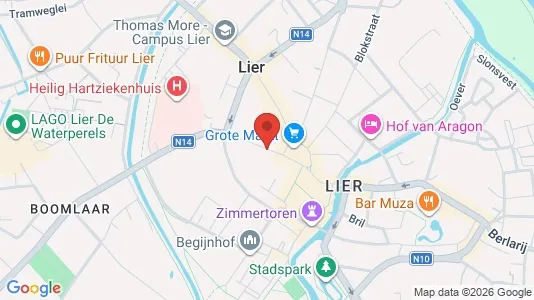 Propiedades comerciales En alquiler i Lier - kort over placeringen