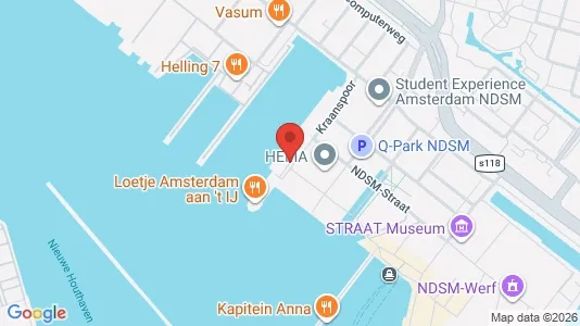Lokaler til leje i Amsterdam Noord - kort over placeringen