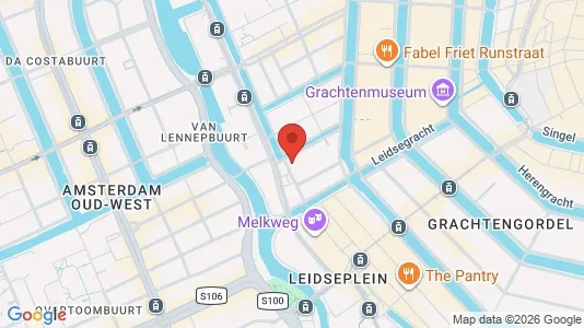 Gewerbeflächen zur Miete i Amsterdam Centrum – Foto von Google Street View