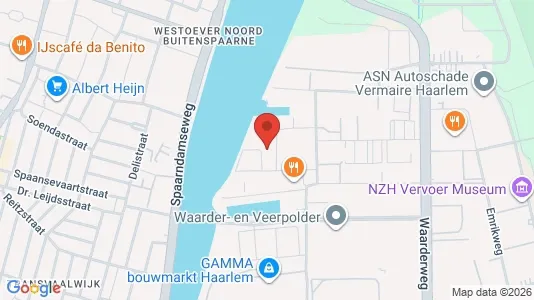Nieruchomości komercyjne Do wynajęcia i Haarlem - kort over placeringen