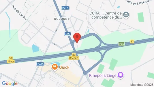 Kontorlokaler til leje i Luik - Foto fra Google Street View