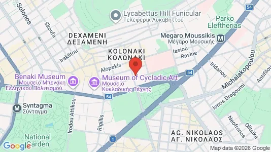 Büros zur Miete i Athen Kolonaki - kort over placeringen