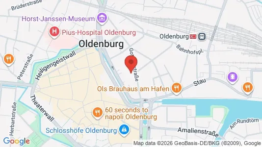 Gewerbeflächen zur Miete i Oldenburg – Foto von Google Street View