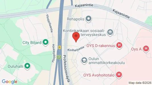 Kantorruimte te huur i Oulu - Foto uit Google Street View