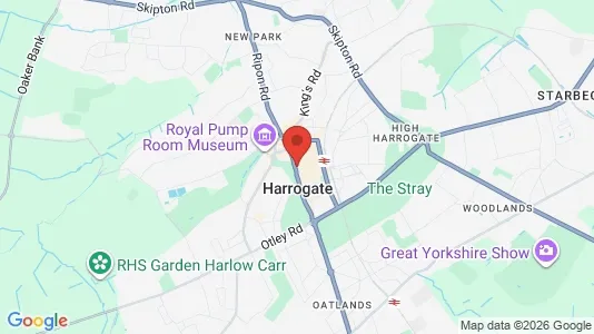 Office spaces for rent i Harrogate - North Yorkshire - kort over placeringen