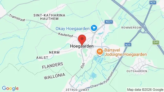 Büros zur Miete i Hoegaarden – Foto von Google Street View