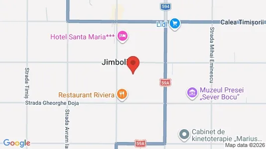 Industrial properties for rent i Jimbolia - kort over placeringen
