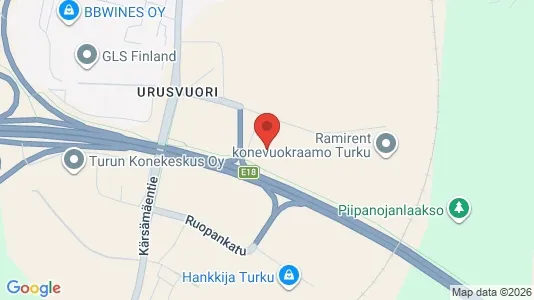 Lagerlokaler til leje i Turku - Foto fra Google Street View