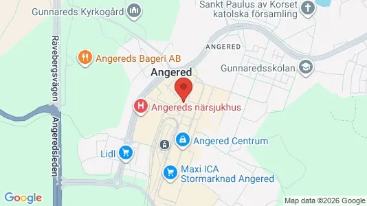 Gewerbeflächen zur Miete i Angered – Foto von Google Street View