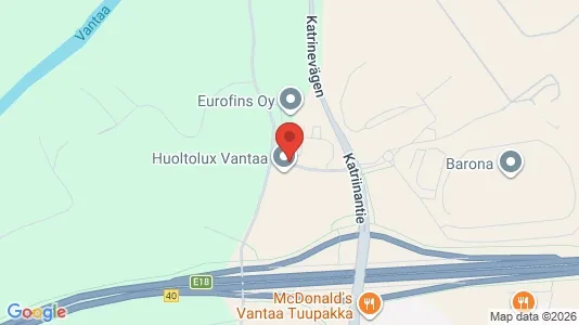 Lagerlokaler til leje i Vantaa - Foto fra Google Street View