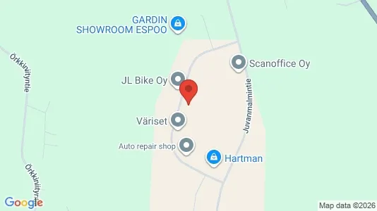 Værkstedslokaler til leje i Espoo - Foto fra Google Street View