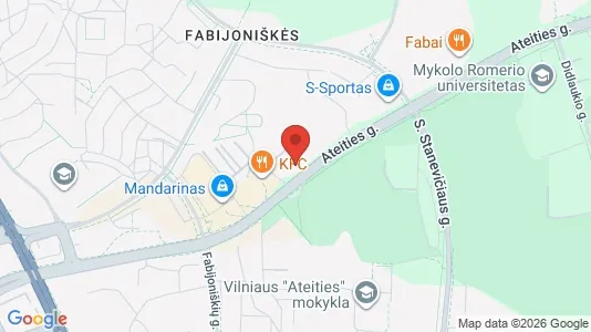 Lokaler til leje i Vilnius Fabijoniškės - Foto fra Google Street View