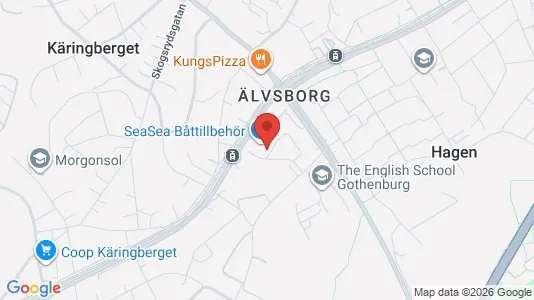 Kontorlokaler til leje i Gøteborg V - Foto fra Google Street View