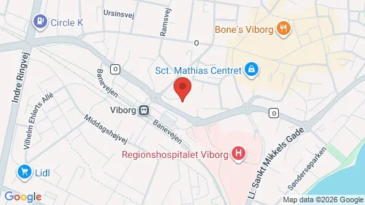 Kontorslokaler för uthyrning i Viborg – Foto från Google Street View