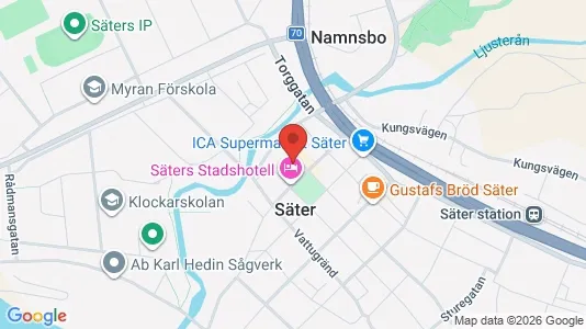 Gewerbeflächen zum Kauf i Säter – Foto von Google Street View