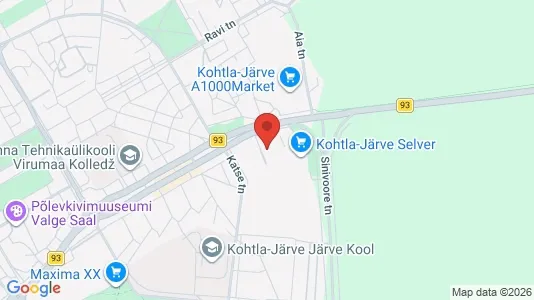 Propiedades comerciales En venta i Kohtla-Järve - kort over placeringen