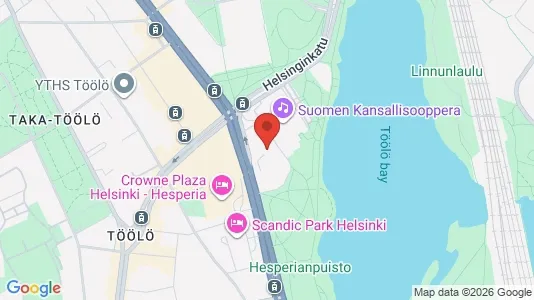 Büros zur Miete i Helsinki Eteläinen - kort over placeringen