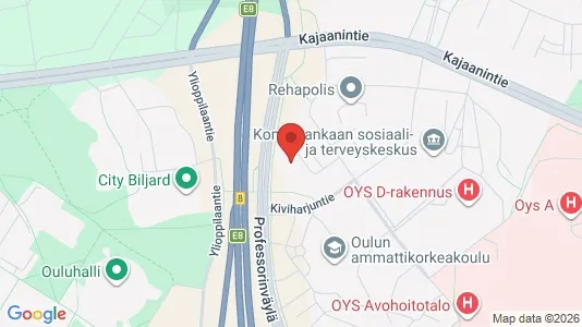 Büros zur Miete i Oulu – Foto von Google Street View